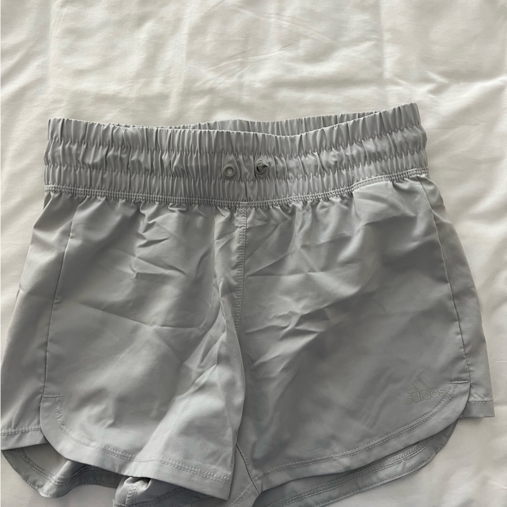Grey adidas shorts